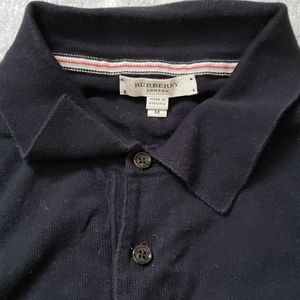 Black Burberry Polo